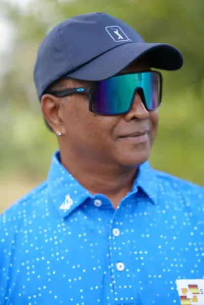 Tigers player in mirrored sports glasses